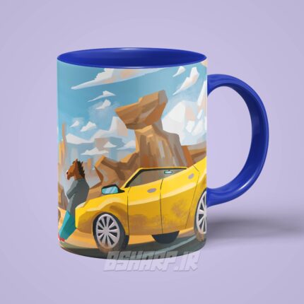 ماگ Bojack Horseman طرح بیابان - Image 7