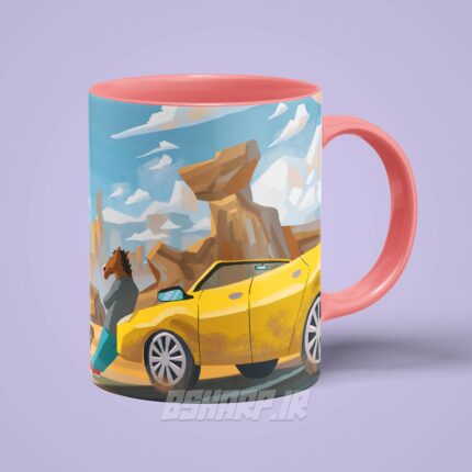 ماگ Bojack Horseman طرح بیابان - Image 9