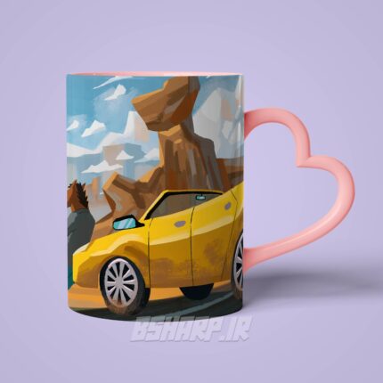 ماگ Bojack Horseman طرح بیابان - Image 18