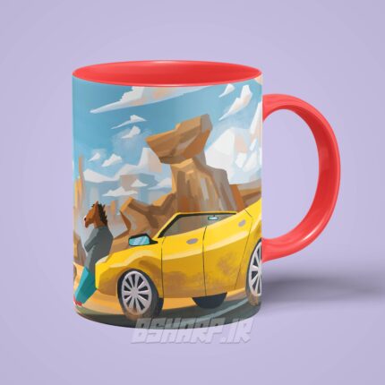 ماگ Bojack Horseman طرح بیابان - Image 10
