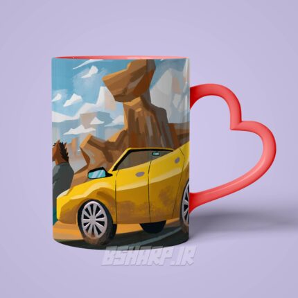 ماگ Bojack Horseman طرح بیابان - Image 19