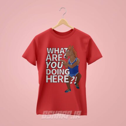 تیشرت Bojack Horseman طرح What Are You Doing Here - Image 3