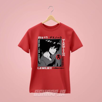 تیشرت Death Note طرح Justice Will Prevail - Image 3