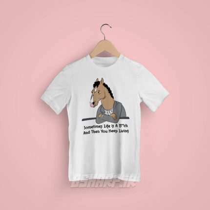 تیشرت Bojack Horseman طرح You Keep Living - Image 7