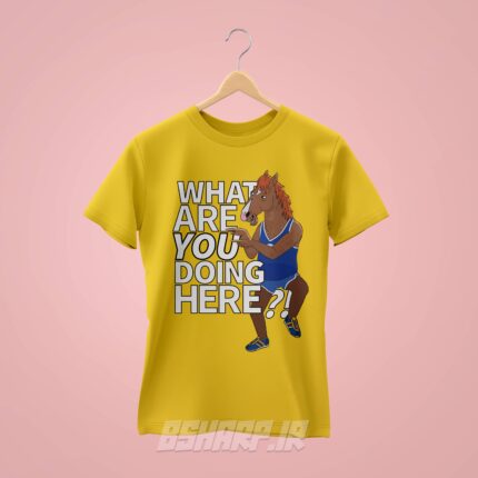 تیشرت Bojack Horseman طرح What Are You Doing Here - Image 4