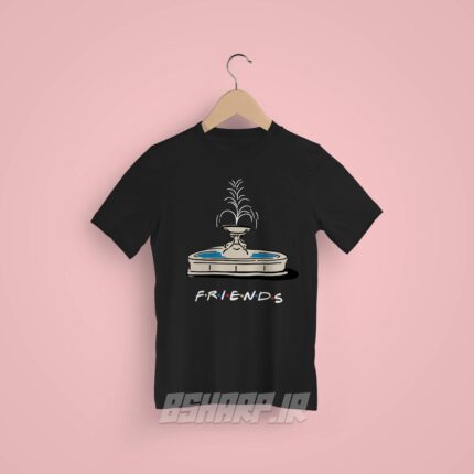 تیشرت Friends طرح آبشار - Image 6