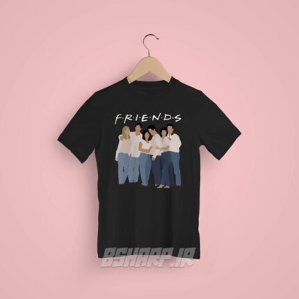 تیشرت Friends طرح بغل - تصویر 6