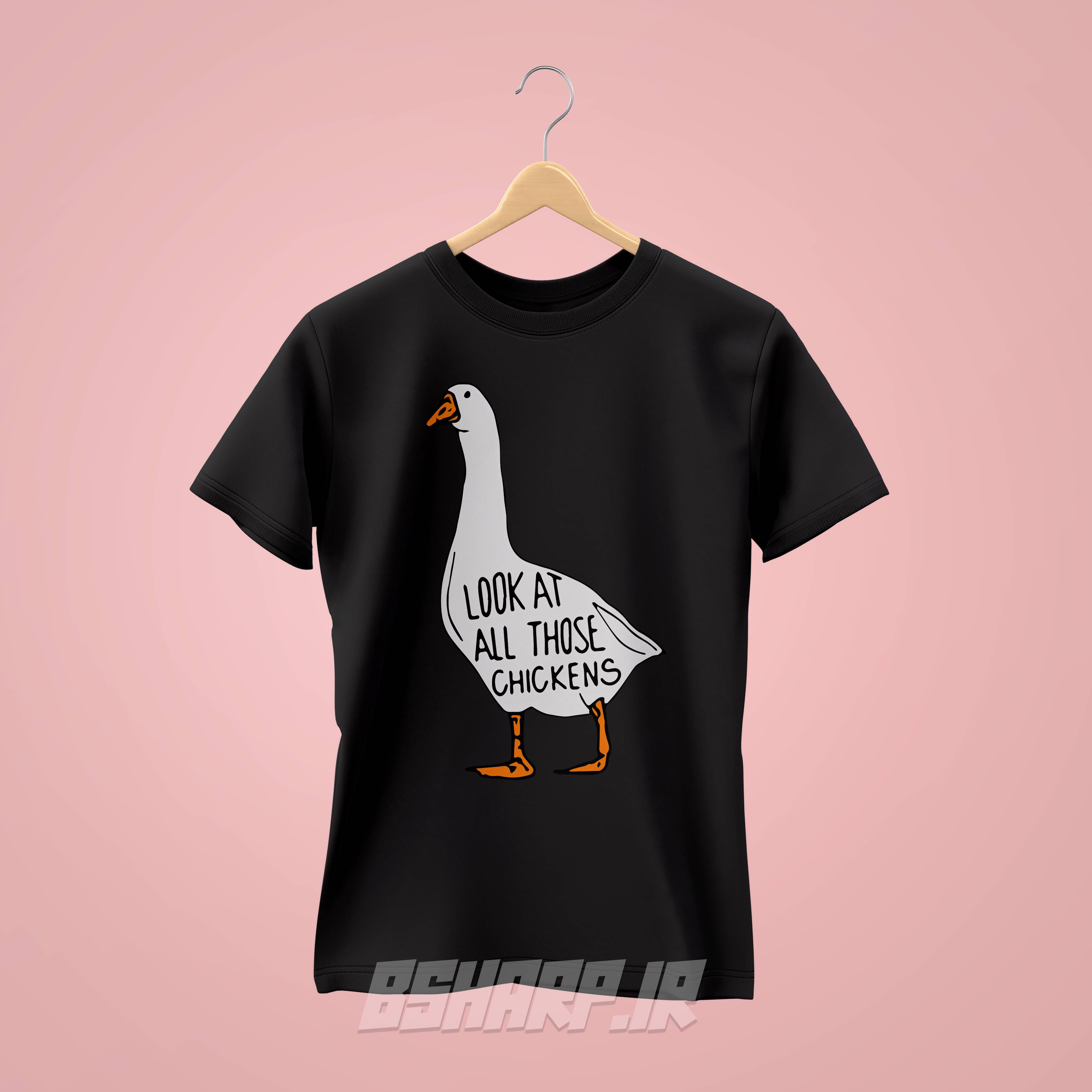 تیشرت Friends طرح All Those Chickens