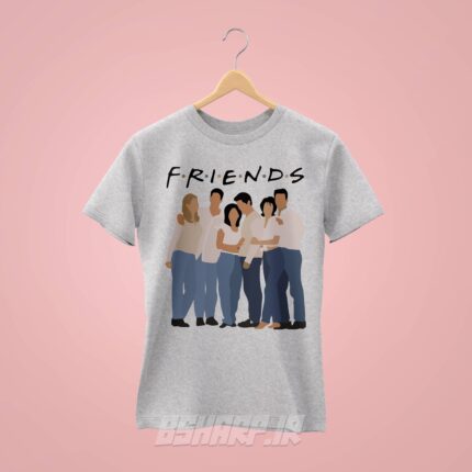 تیشرت Friends طرح بغل - تصویر 5