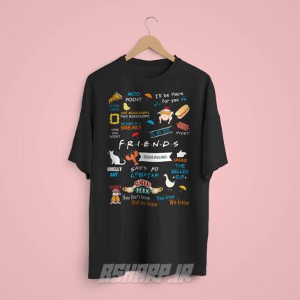 تیشرت Friends طرح خاطرات - Image 8
