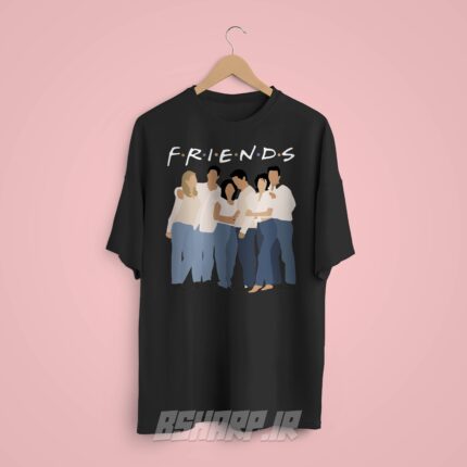 تیشرت Friends طرح بغل - تصویر 8