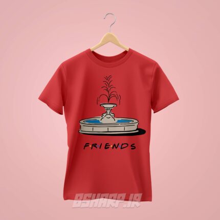 تیشرت Friends طرح آبشار - Image 3