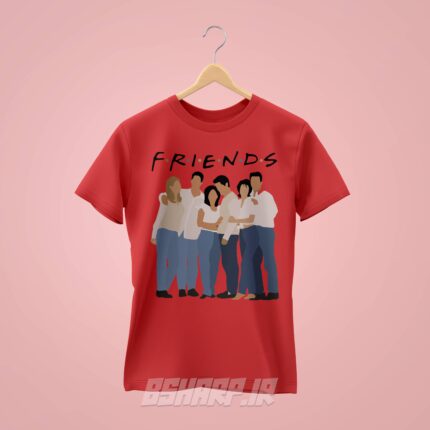 تیشرت Friends طرح بغل - تصویر 3
