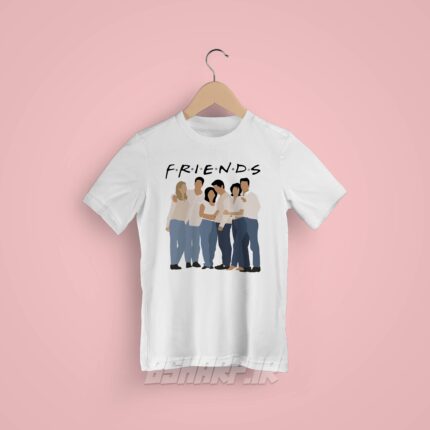 تیشرت Friends طرح بغل - تصویر 7