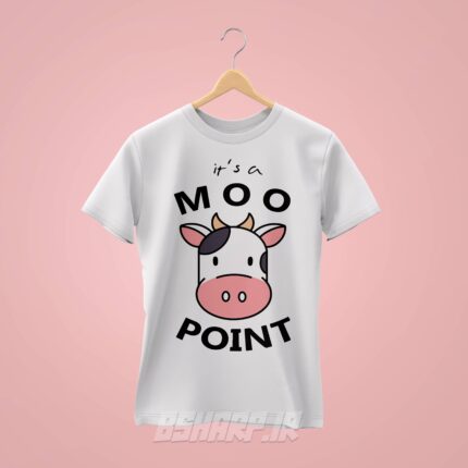 تیشرت Friends طرح MOO POINT - تصویر 2