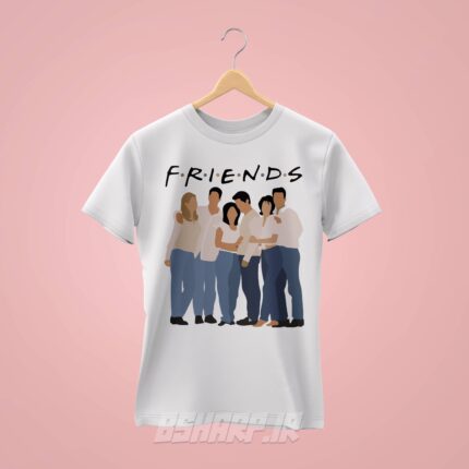 تیشرت Friends طرح بغل - تصویر 2