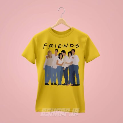 تیشرت Friends طرح بغل - تصویر 4
