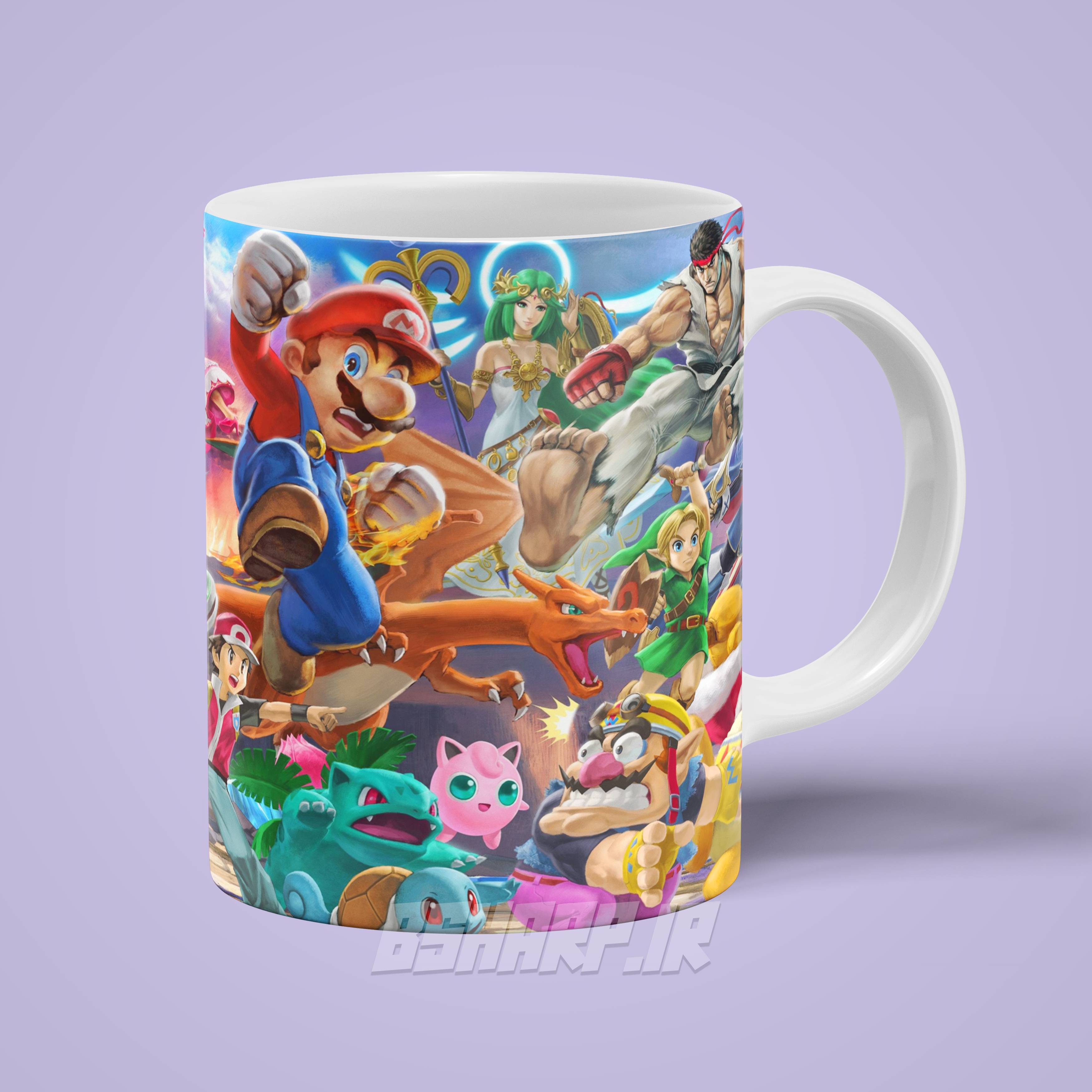 ماگ Gamer طرح شخصیت ها