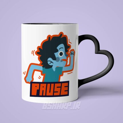 ماگ Gamer طرح Pause - Image 12