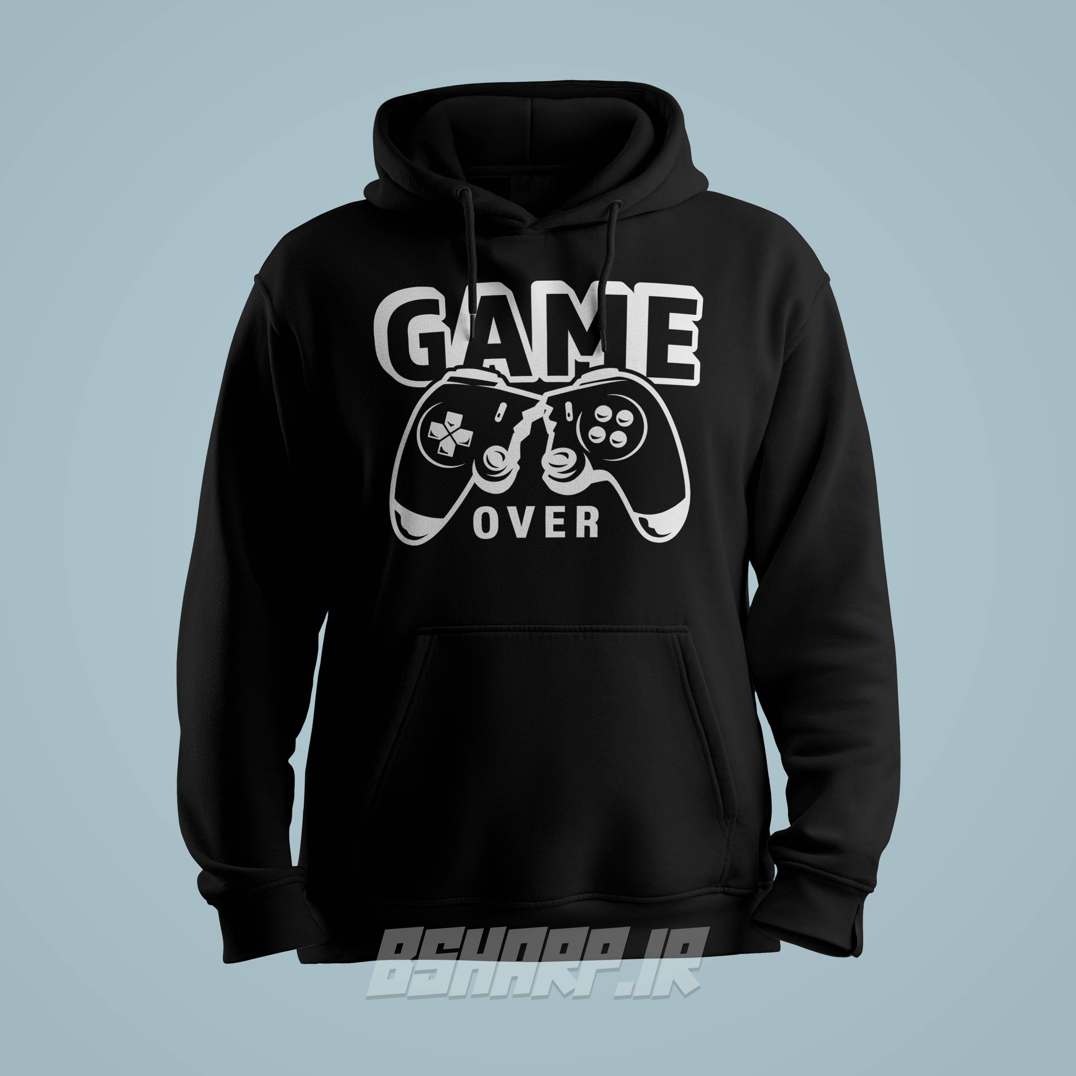 هودی Gamer طرح Game Over