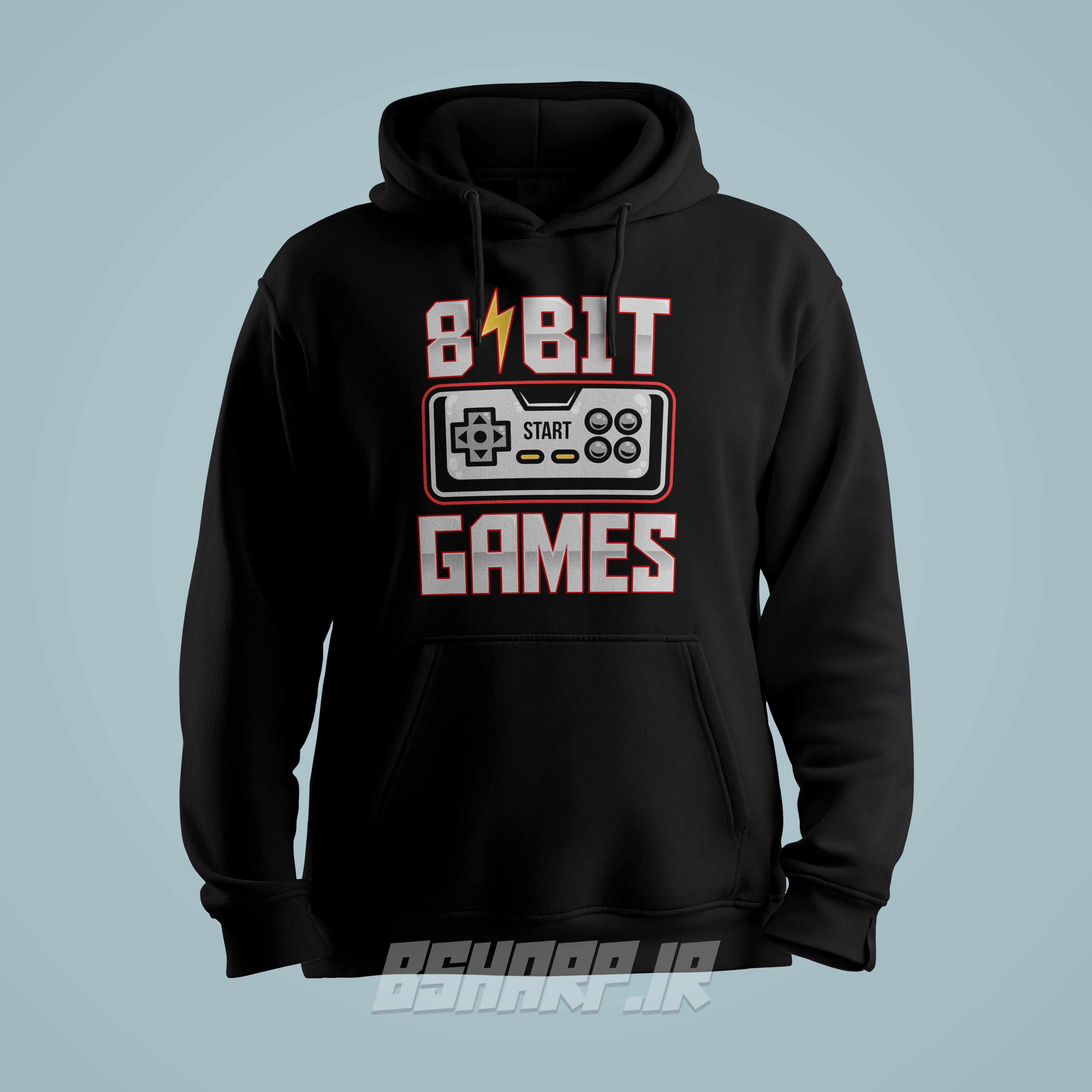 هودی Gamer طرح بازی هشت بیتی