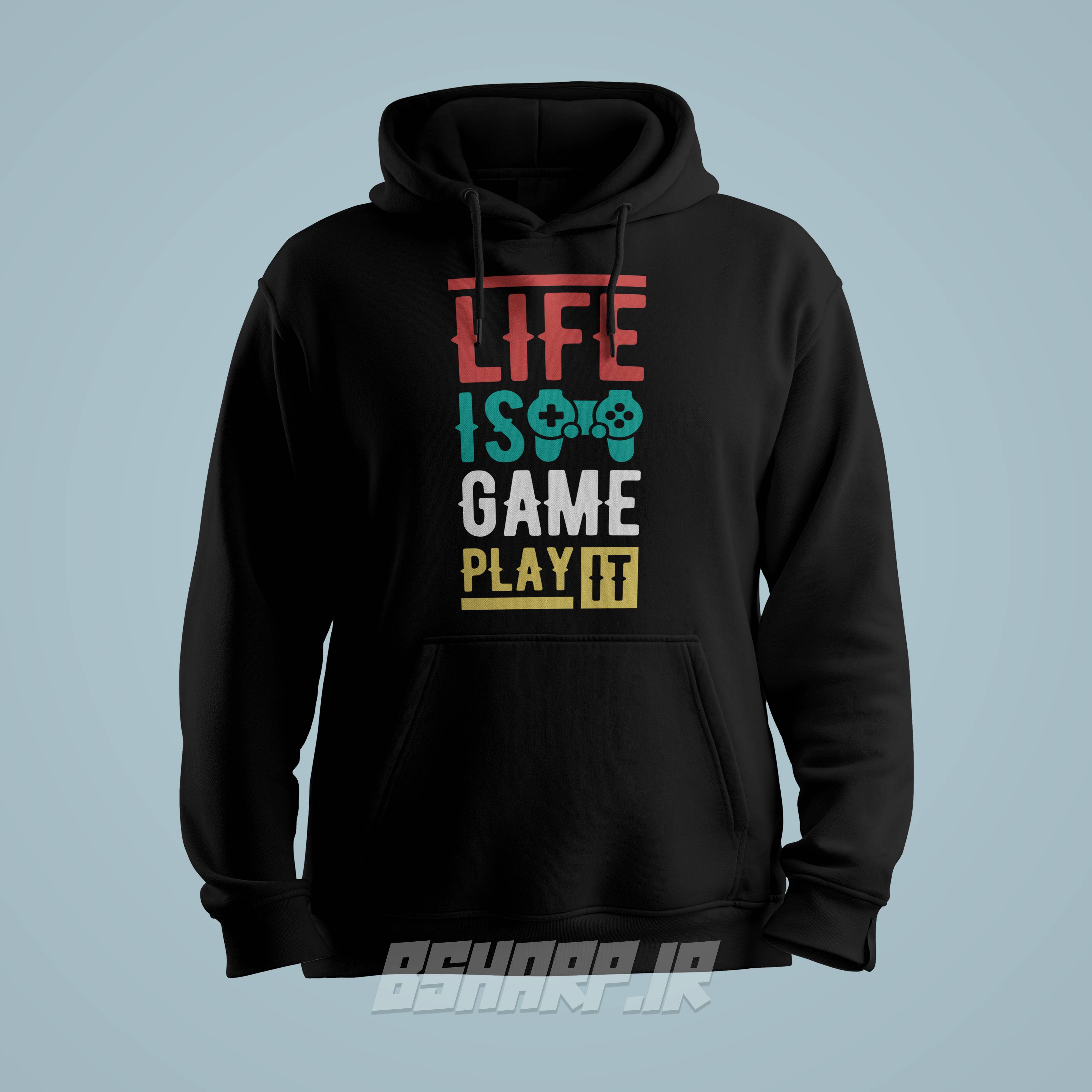 هودی Gamer طرح Play Life