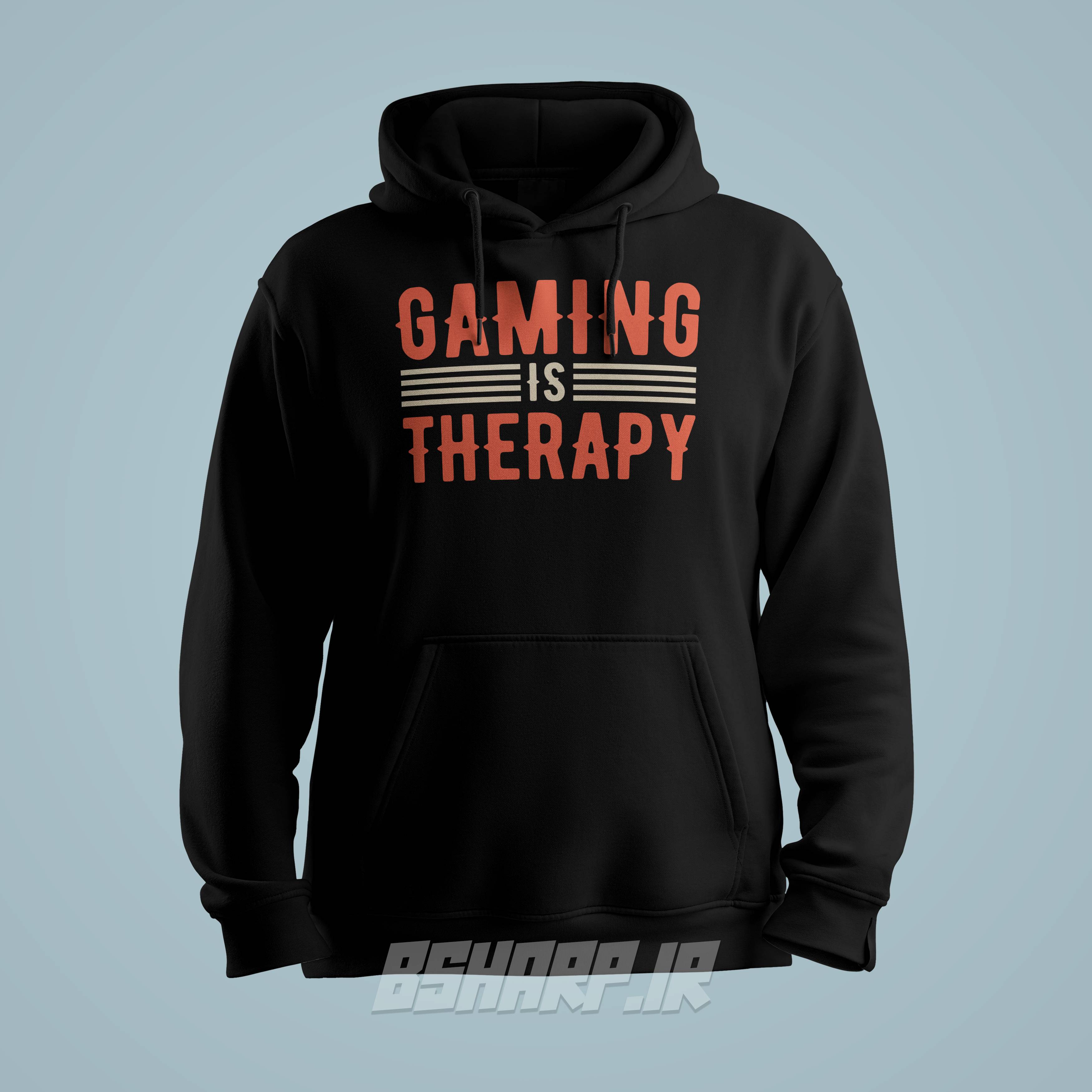 هودی Gamer طرح Gaming Is Therapy