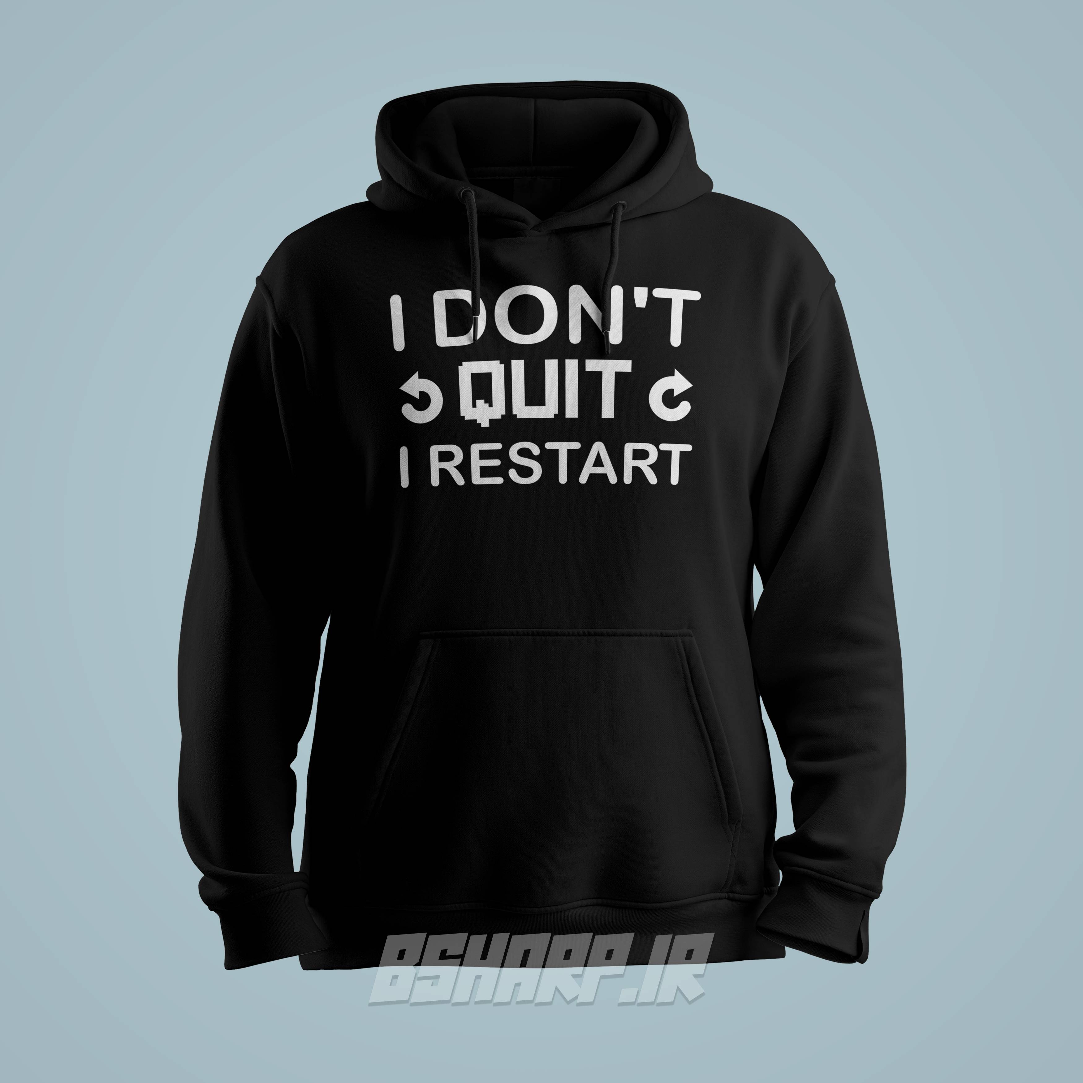 هودی Gamer طرح I Restart