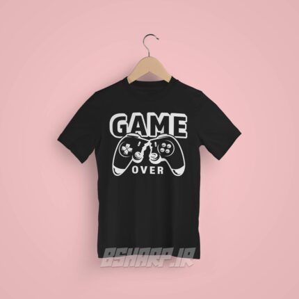 تیشرت Gamer طرح Game Over - Image 6