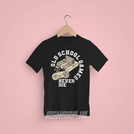تیشرت Gamer طرح Old School Games - Image 6