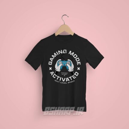تیشرت Gamer طرح Gaming Mode Activated - Image 6