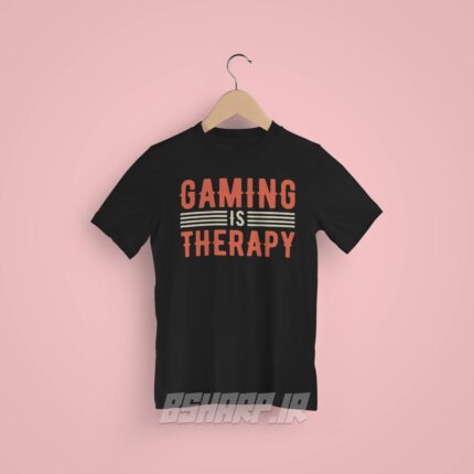 تیشرت Gamer طرح Gaming Is Therapy - Image 6