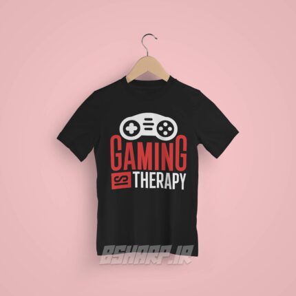 تیشرت Gamer طرح بازی یک تراپیه - Image 6