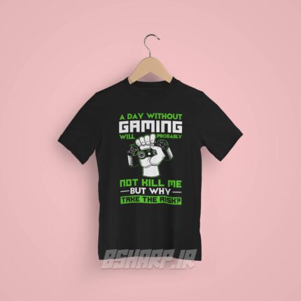 تیشرت Gamer طرح Why Take The Risk - Image 6