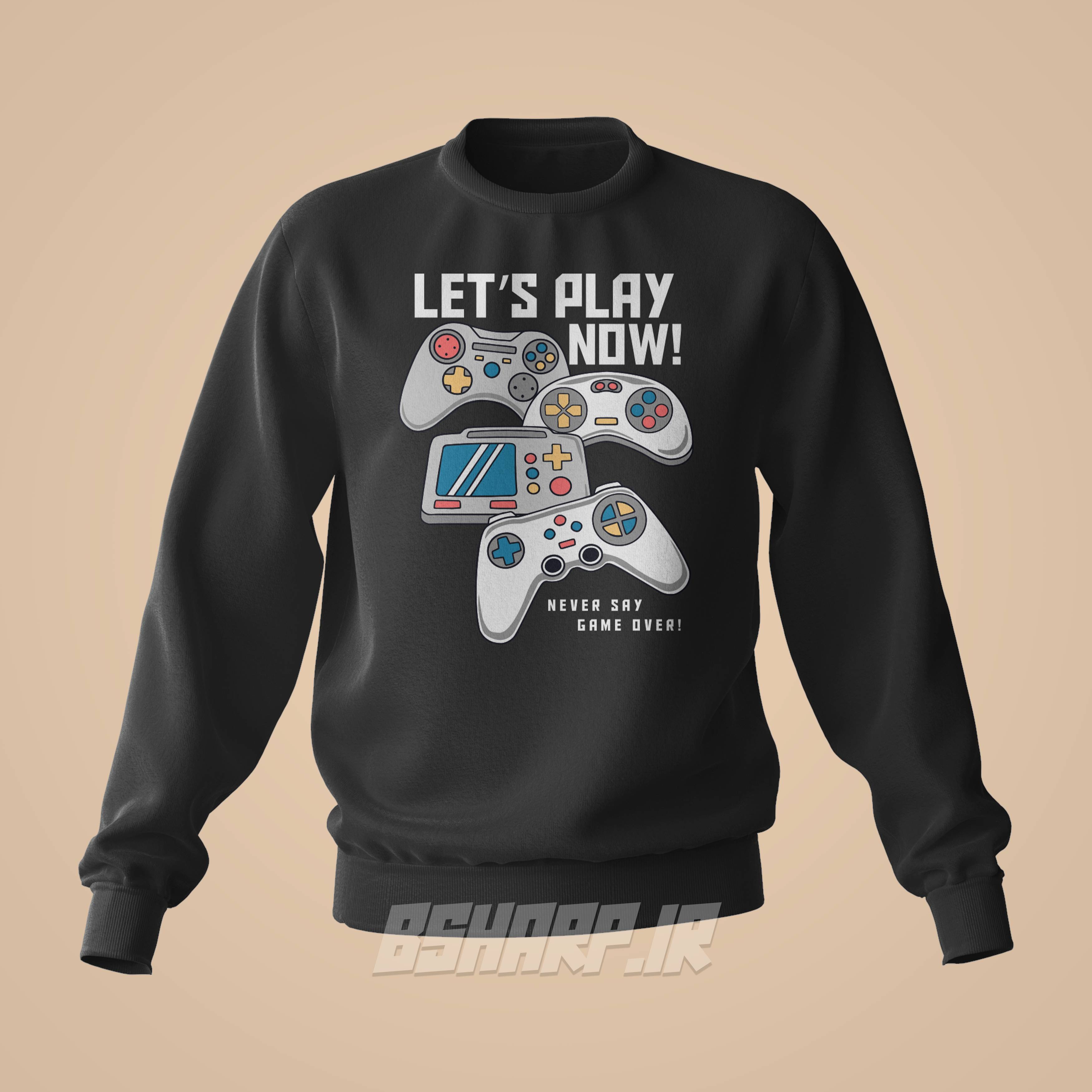 دورس Gamer طرح Never Say Game Over