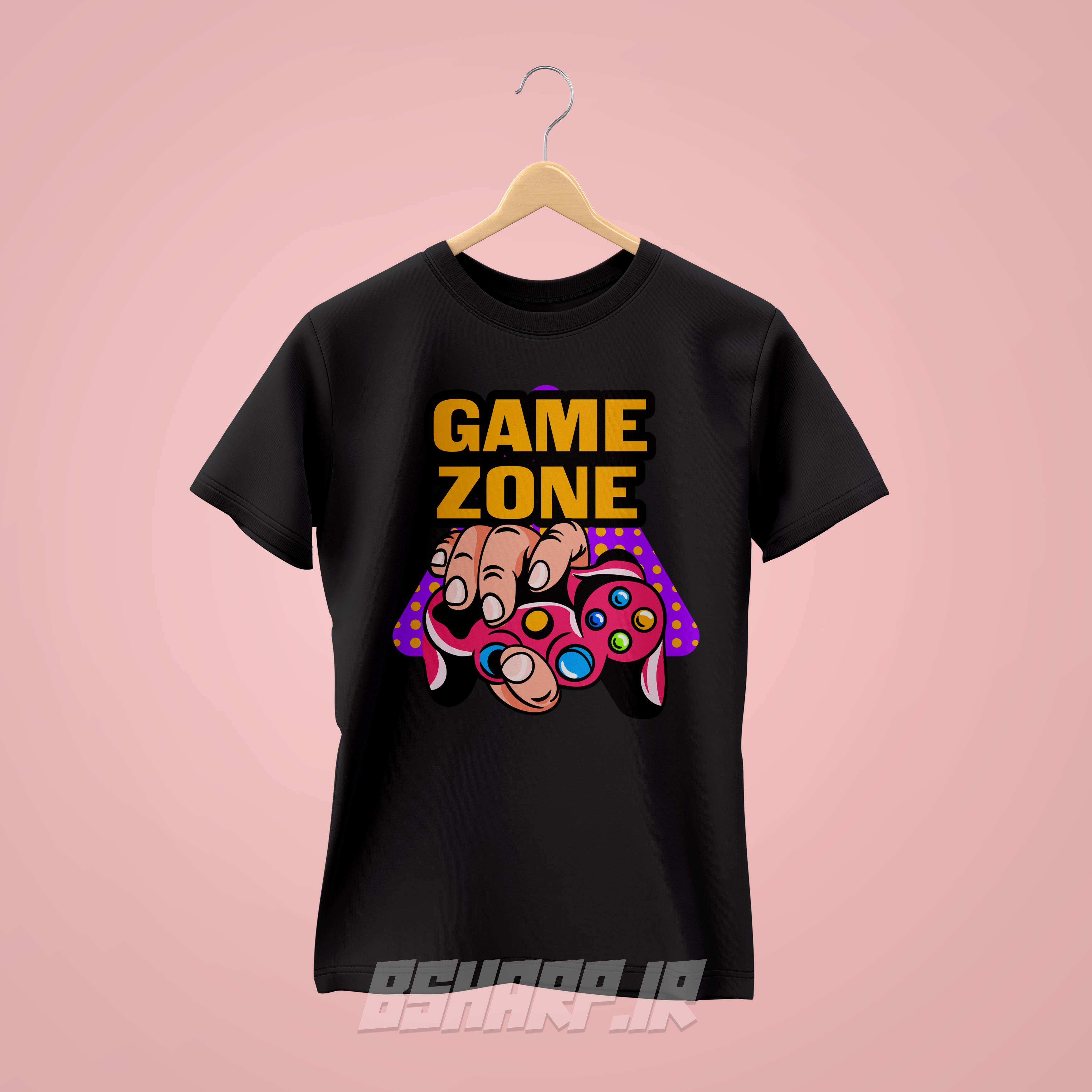 تیشرت Gamer طرح منطقه بازی