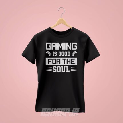 تیشرت Gamer طرح بازی غذای روح