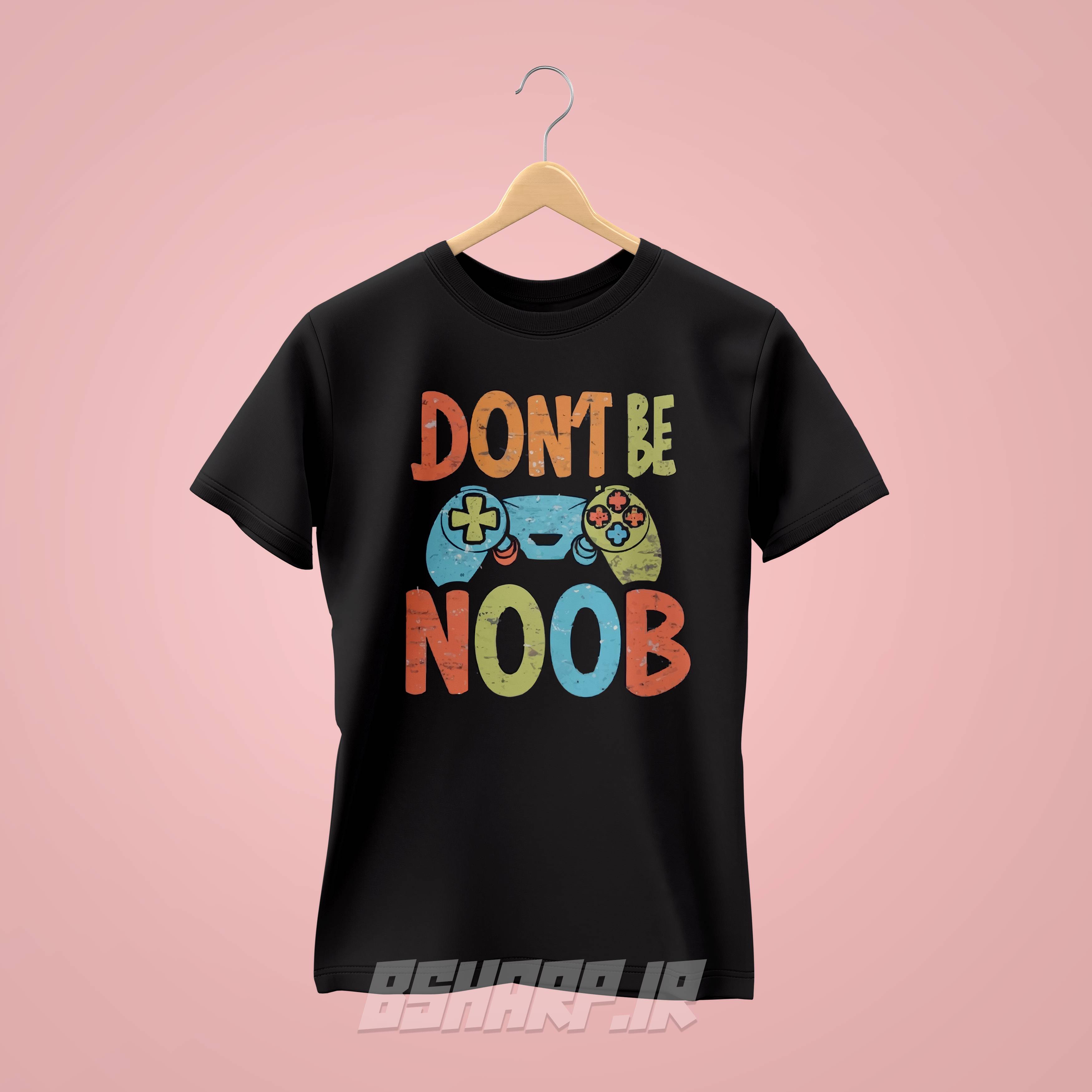 تیشرت Gamer طرح Don't Be Noob