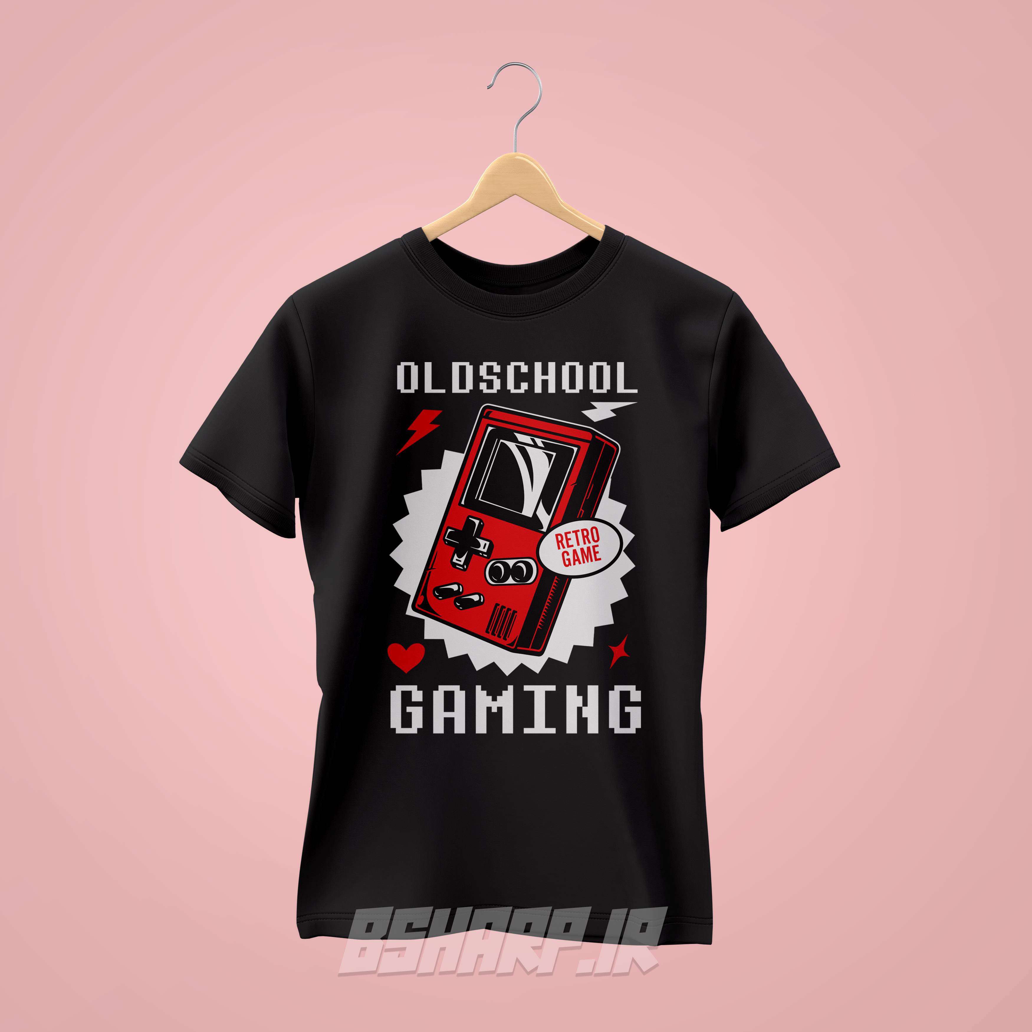 تیشرت Gamer طرح گیمر قدیمی