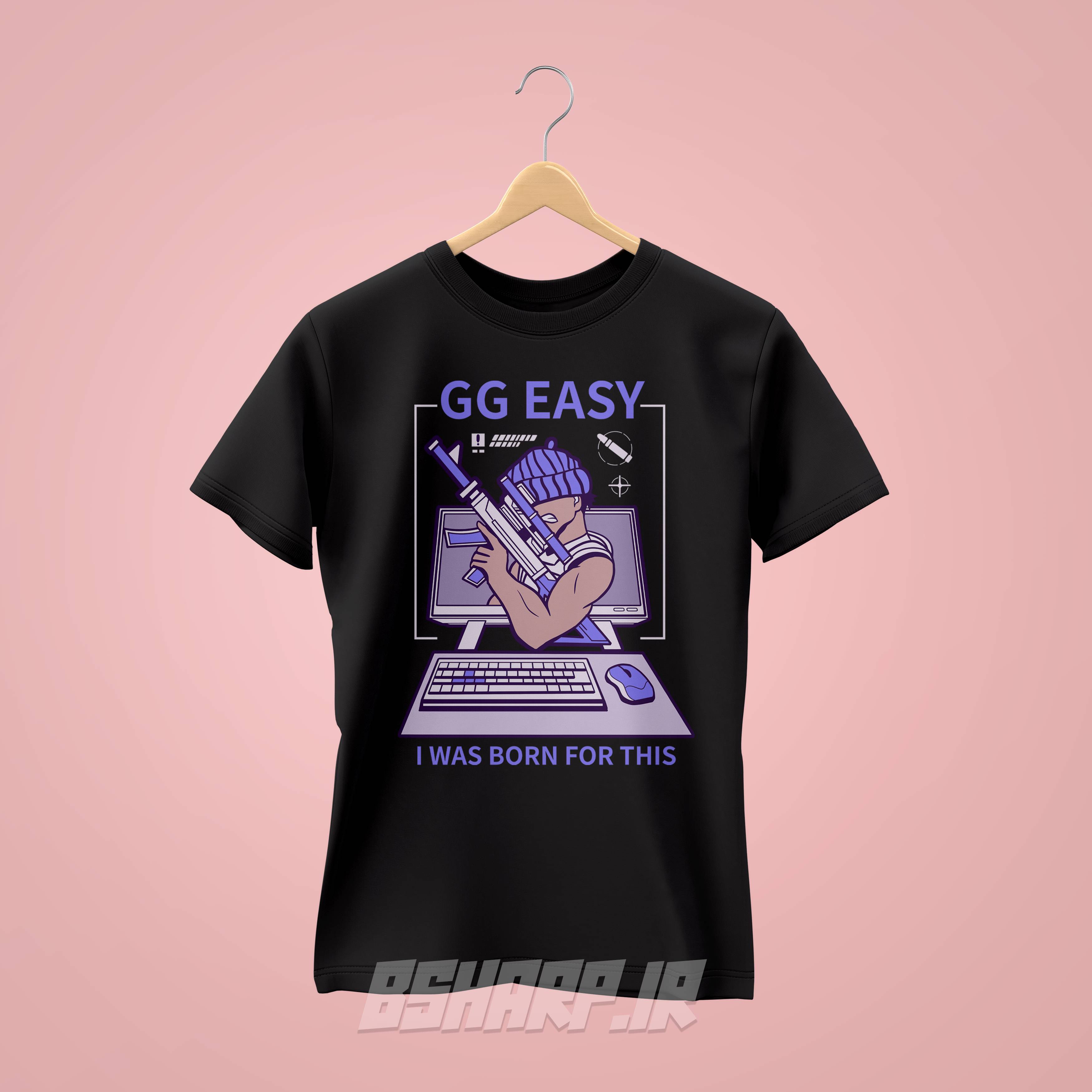 تیشرت Gamer طرح Easy