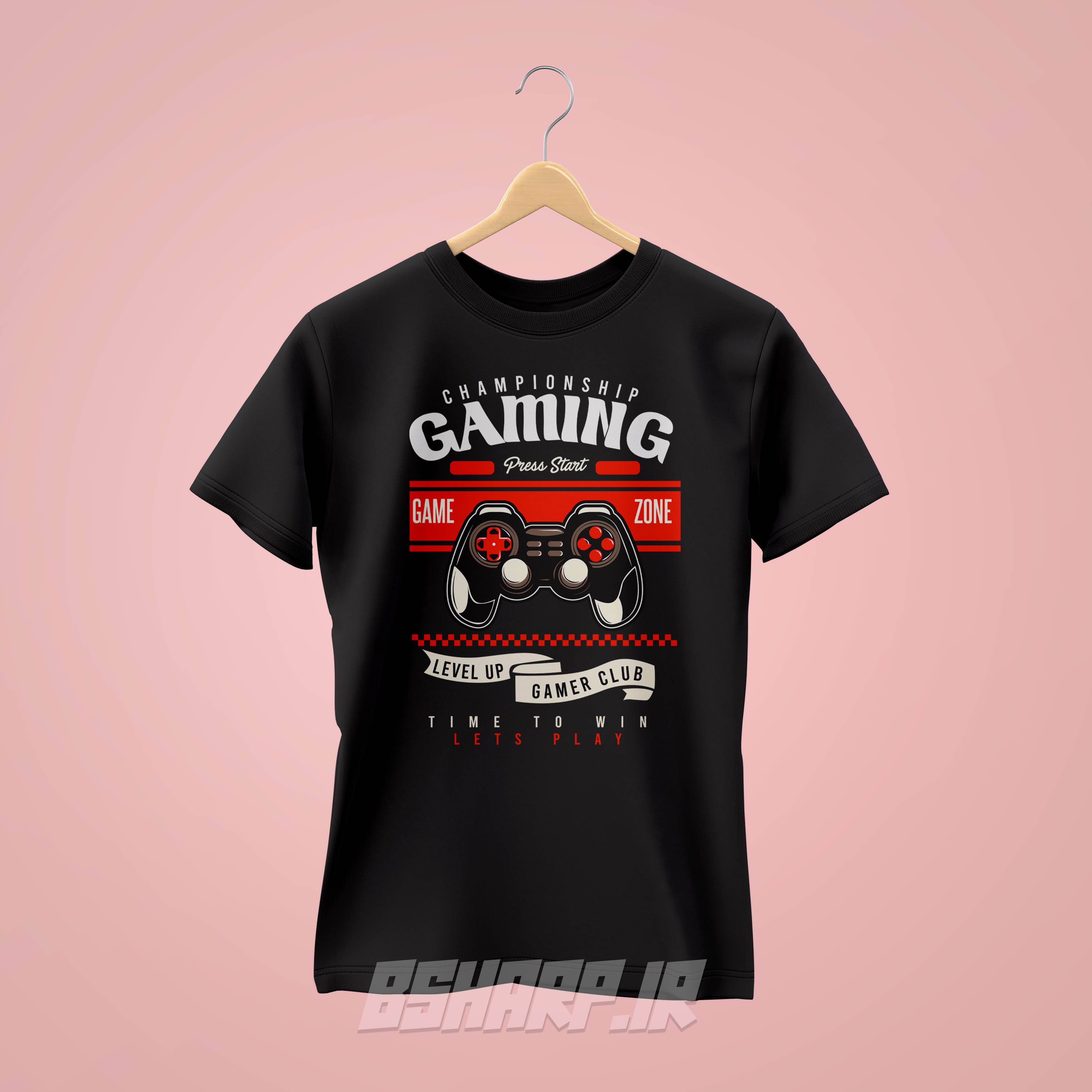 تیشرت Gamer طرح قهرمان بازی