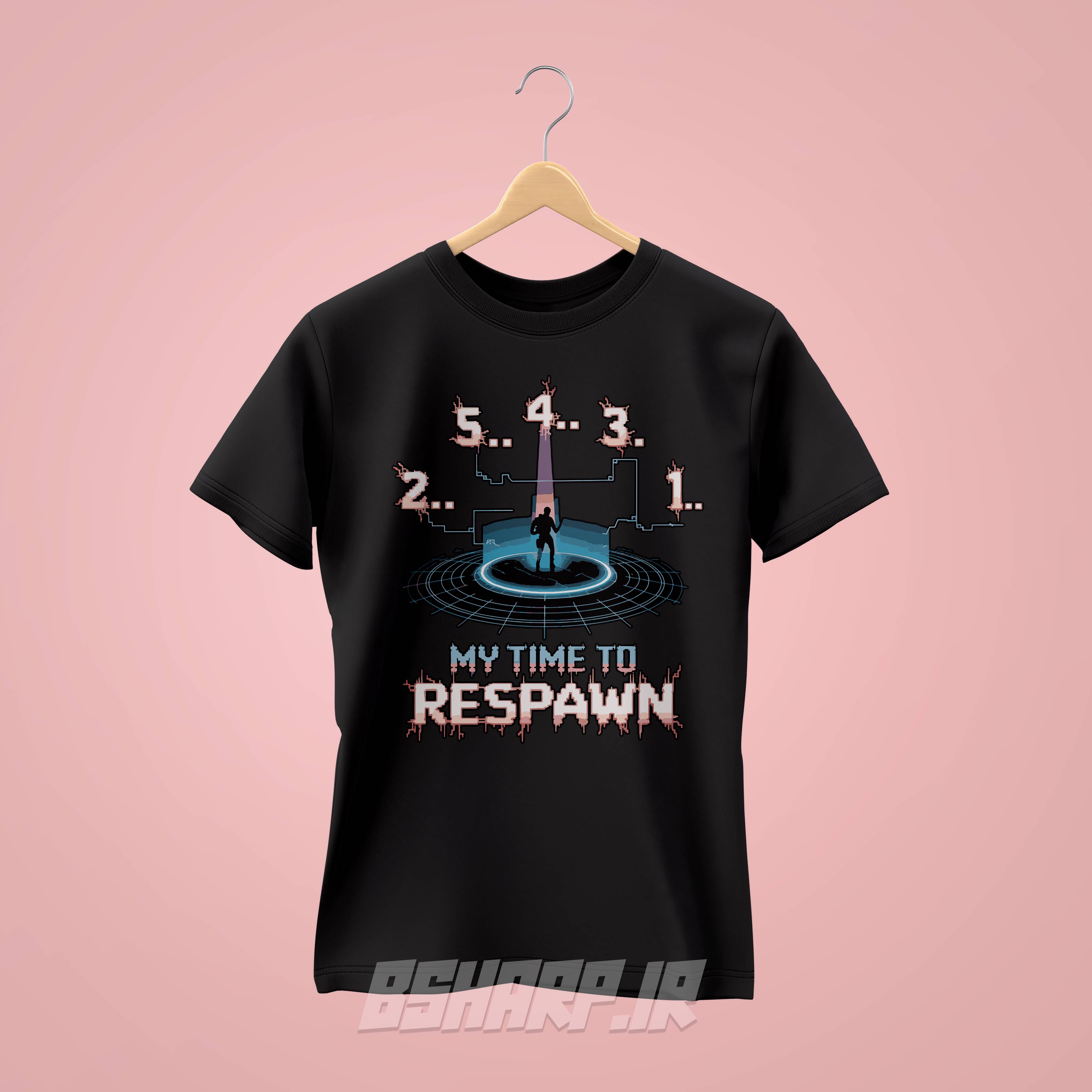 تیشرت Gamer طرح My Time To Respawn