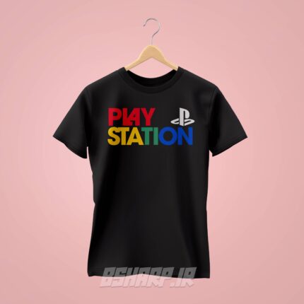 تیشرت Gamer طرح Play Station