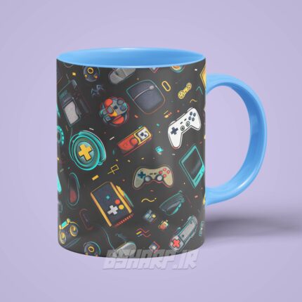 ماگ Gamer طرح کهکشان بازی ها - Image 5