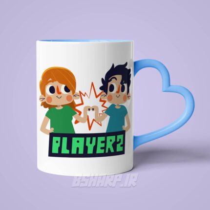 ماگ Gamer طرح Player 2 - Image 13