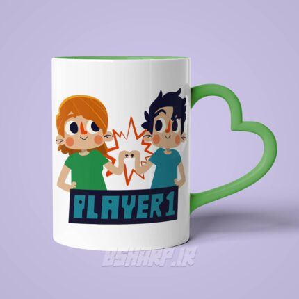 ماگ Gamer طرح Player 1 - Image 14