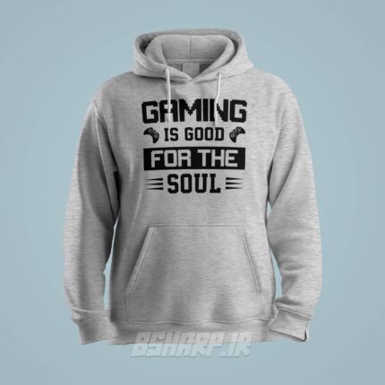 هودی Gamer طرح بازی غذای روح - Image 3