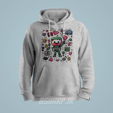 هودی Gamer طرح لذت - Image 3