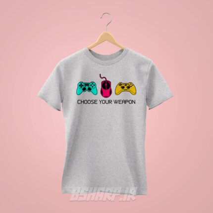 تیشرت Gamer طرح اسلحت رو انتخاب کن - Image 5