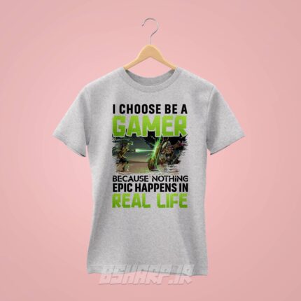 تیشرت Gamer طرح گیم رو انتخاب میکنم - Image 5